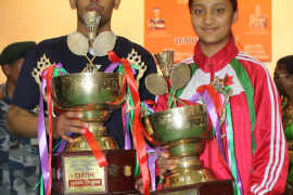 दीपेश र रशीलालाई ब्याडमिन्टनको उपाधि