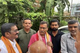 नेपाली काँग्रेस बाराको एक टोलीद्धारा कानुन, न्याय तथा संसदीय मामिला मन्त्री चौरसियासंग भेटघाट