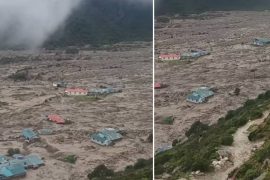 खुम्बु क्षेत्रमा लेदोसहितको बाढीले बगायो दुइटा होटल