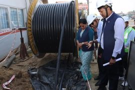 भरतपुरमा भूमिगत विद्युतीकरणको काम वर्षातसँगै रोकियो