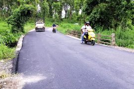 कालिका नगरपालिका जाने सडक ४ वर्ष पछि कालोपत्रे