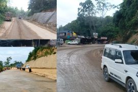 दाउन्ने खण्डमा दुई दिनदेखि सडक अवरुद्ध