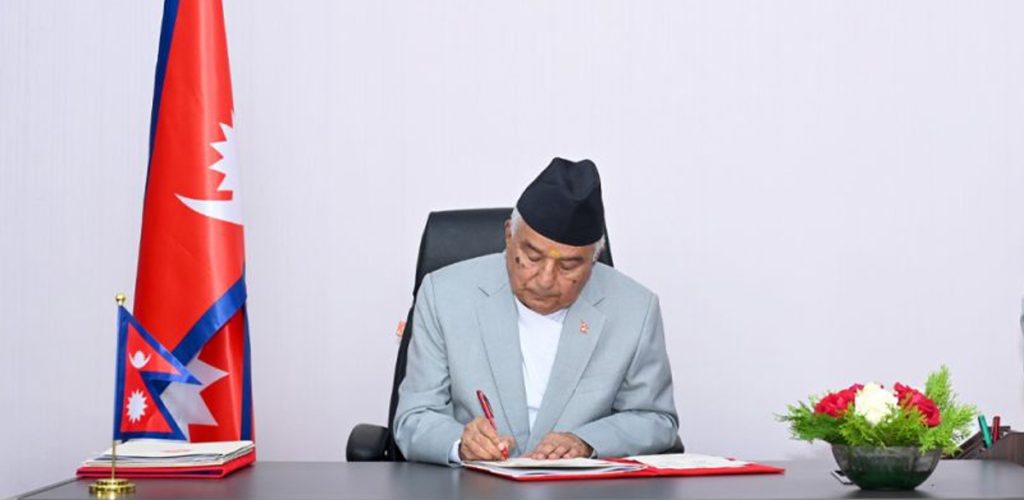  राष्ट्रपतिले जारी गरे संवैधानिक परिषद सम्बन्धी अध्यादेश