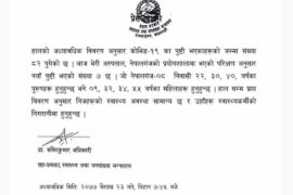 नेपालगन्जमा थप ७ जनामा कोरोना