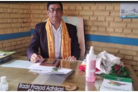 देवघाट क्षेत्र विकास समितिका अध्यक्षद्वारा पदभार ग्रहण