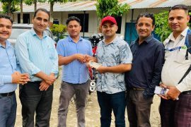 कल्याणकारी कोषमा राष्ट्रिय युवा संघ चितवन संयोजक अधिकारीको सहयोग
