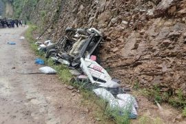 चन्द्रागिरीमा मारुती कार दुर्घटना हुँदा २ जनाको मृत्यु