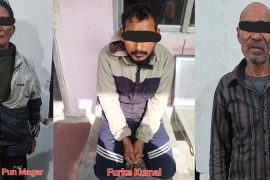 गैँडा मारेर १७ वर्षदेखि फरार रहेका तीन जना प्रतिवादी पक्राउ