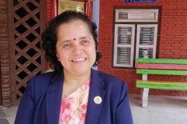 प्रेस चौतारी चितवनको भवन निर्माणमा एमाले नेतृ रावलद्वारा आर्थिक सहयोग